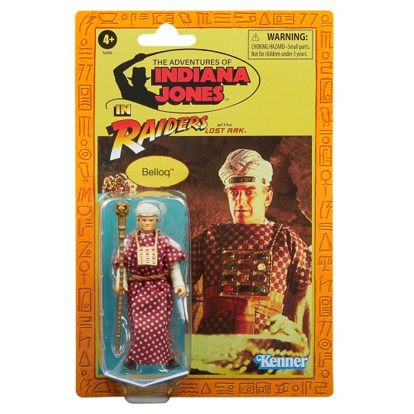 Figura hasbro retro collection indiana jones riders if the lost ark - belloq (ceremonial)