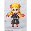 Figura tamashii nations demon slayer kimetsu no yaiba kyojuro rengoku flame breathing mugen train figuarts mini