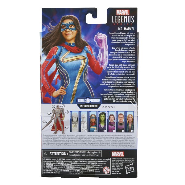 Figura hasbro ms marvel marvel legends