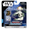 Figura star wars nave 8cm jedi starfighter de yoda y figura