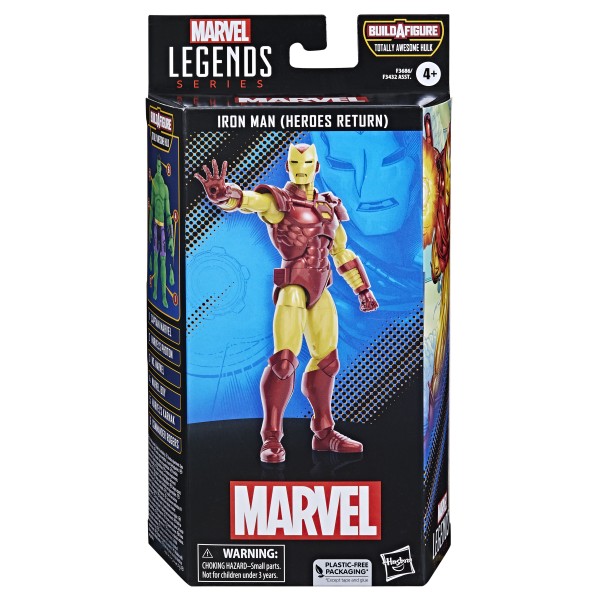 Figura hasbro marvel legends iron man (heroes return)