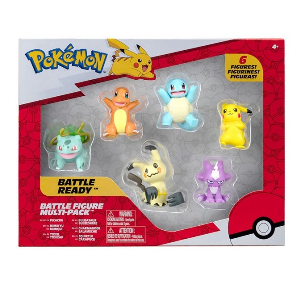 Figuras pokemon multipack 6