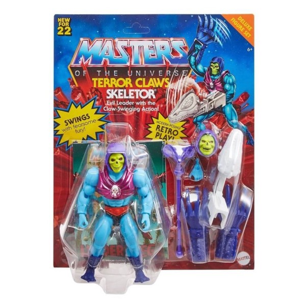 Figura mattel masters of the universe skeletor puño volador