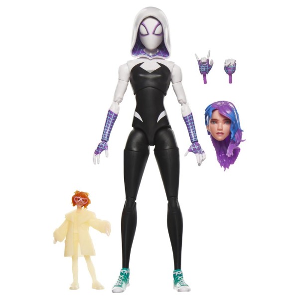 Figura hasbro marvel legends series spider - man across the spider - verse spider - gwen