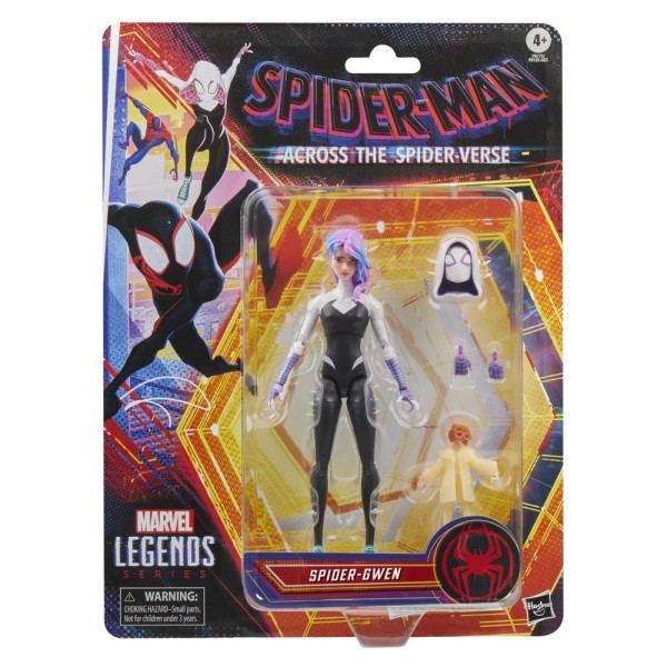 Figura hasbro marvel legends series spider - man across the spider - verse spider - gwen