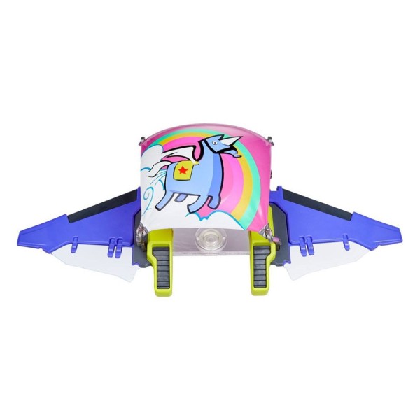 Figura hasbro fortnite victory royale glider vehiculo llamacorn express