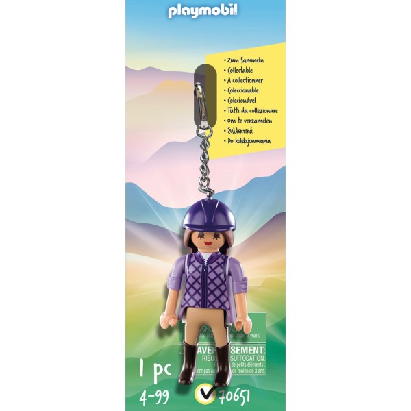 Playmobil llavero jinete