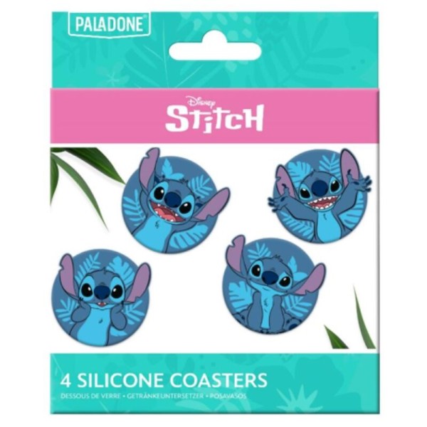 Pack de 4 posavasos disney stitch