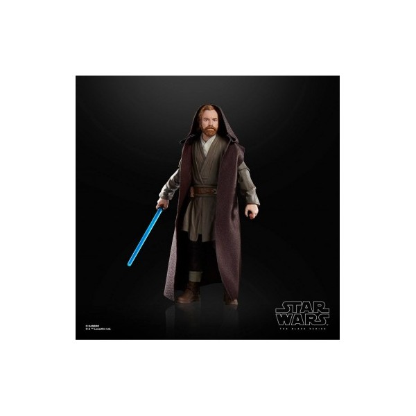 Figura hasbro star wars the black series obi - wan kenobi (jabiim)