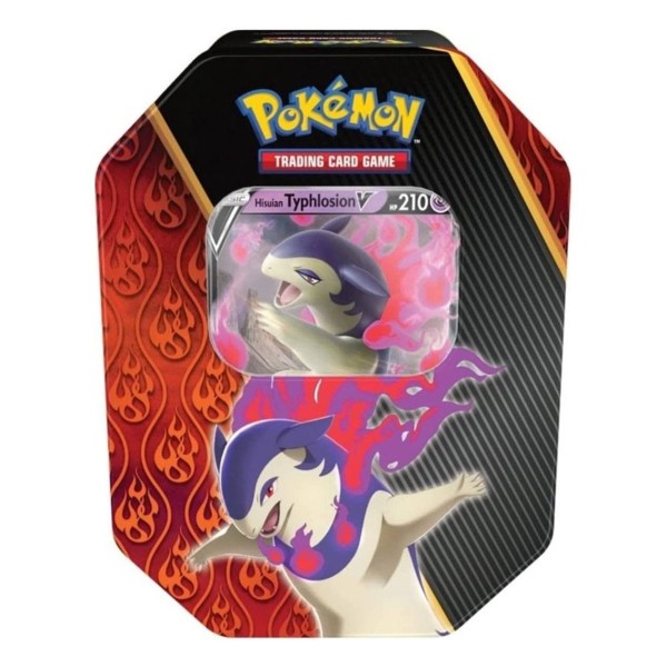 Juego de cartas pokemon tcg divergent powers tins expositor 6 latas inglés