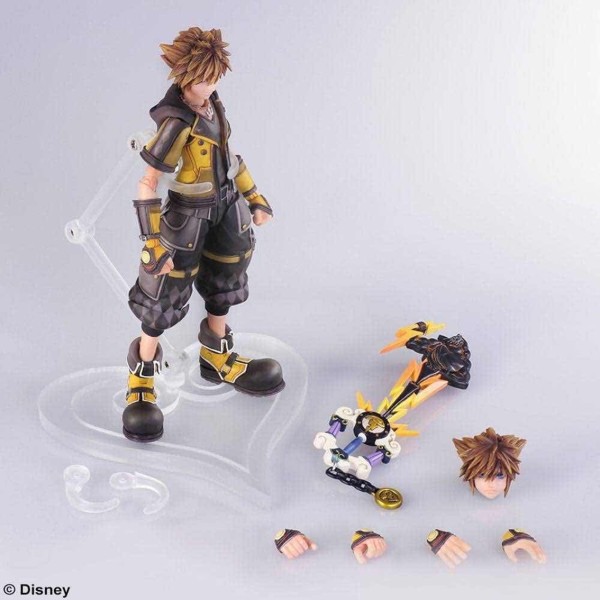 Figura square enix kingdom hearts iii: bring arts - sora - guard form