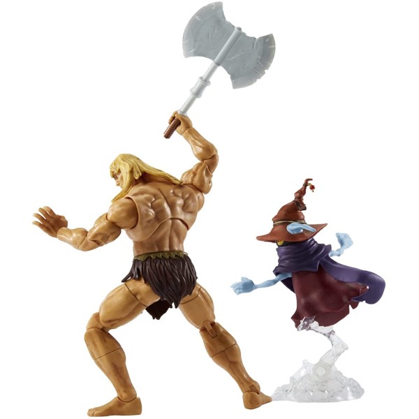 Figura mattel masters of the universe revelation he - man savage deluxe