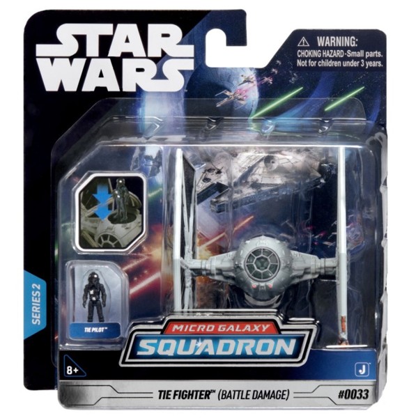 Figura jazzwares nave 8cm tie fighter y figura