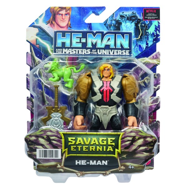 Figura mattel masters of the universe he - man con accesorios