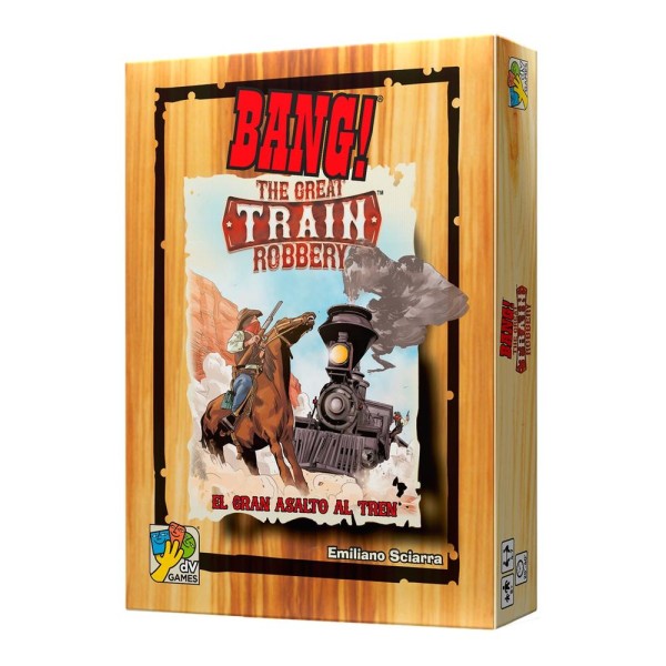 Juego de mesa bang! el gran asalto al tren