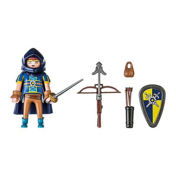 Playmobil novelmore - gwynn con equipo de combate