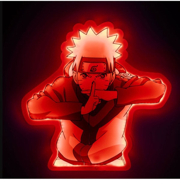 Mural lampara neon teknofun madcow entertainment naruto shippuden 40 cm