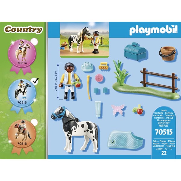 Playmobil coleccionable pony lewitzer