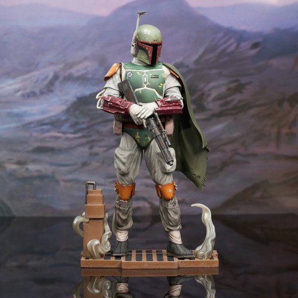 Figura diamond select toys star wars milestones return of the jedi boba fett escala 1 - 6 edicion limitada