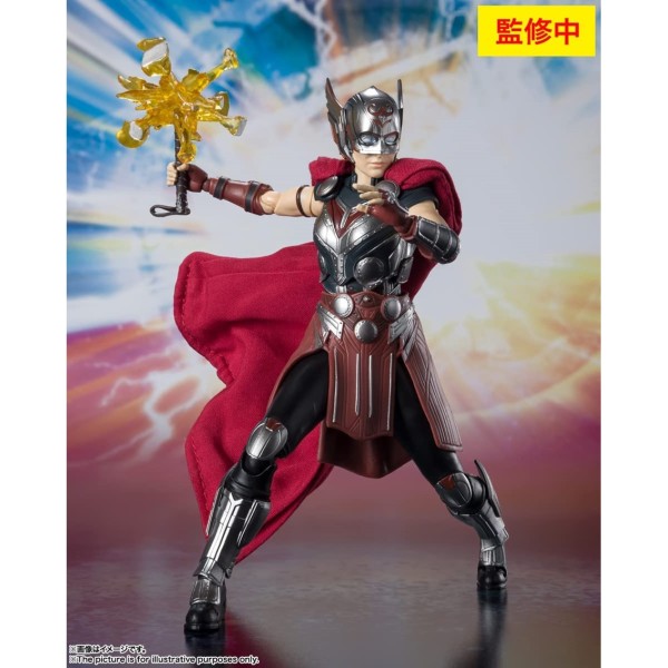 Figura tamashii nations sh figuarts marvel thor: love & thunder mighty thor jane foster