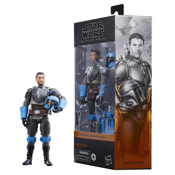 Figura hasbro star wars: the mandalorian - axe woves