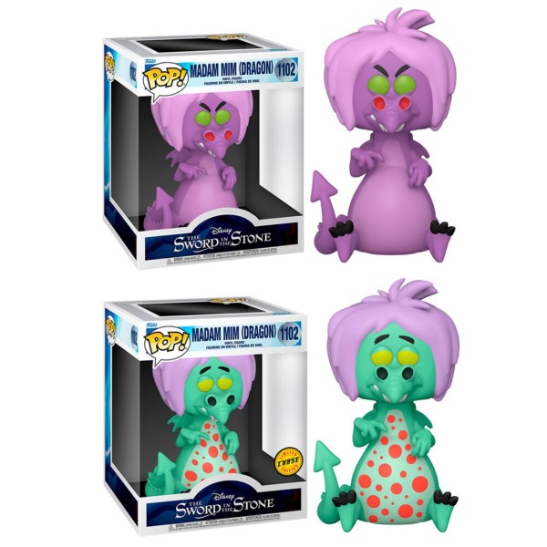 Funko pop disney : the sword in the stone madam mim (dragon) con opcion aleatoria chase