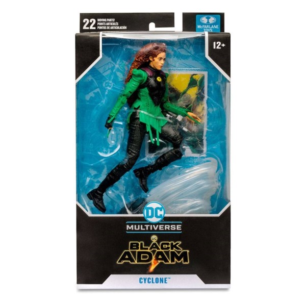 Figura mcfarlane toys dc black adam cyclone