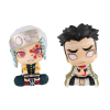 Pack 2 figuras megahouse demon slayer kimetsu no yaiba gyomei uzui