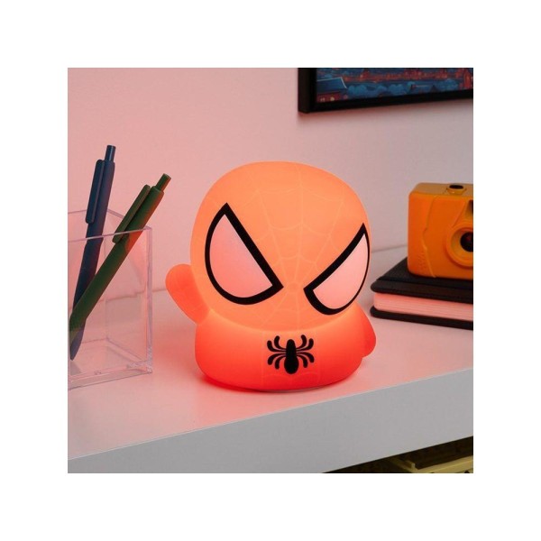 Lámpara de silicona 3d paladone marvel spiderman