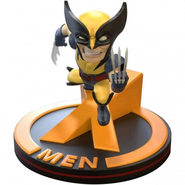 Figura quantum mechanix marvel x - men wolverine 10 cm q - fig diorama