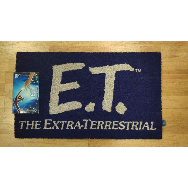 Felpudo 60x40 e.t. logo e.t. azul