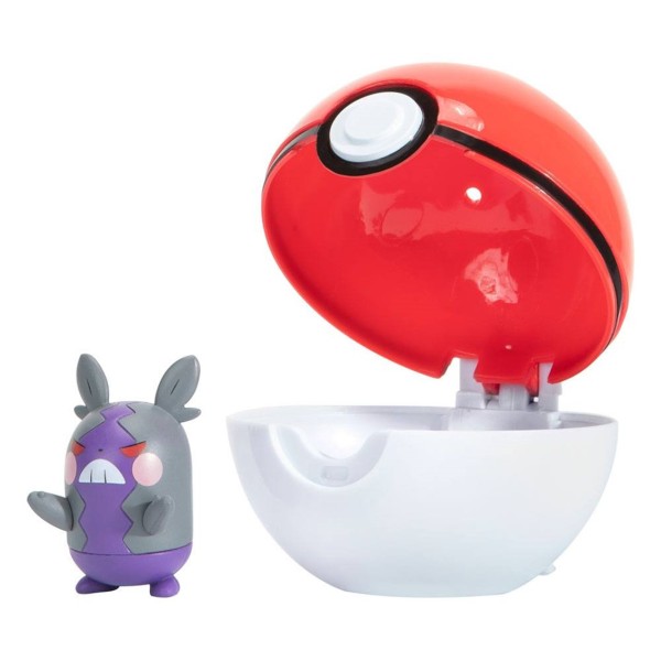 Pokeball jazwares pokemon clip 'n' go morpeko + pokebola