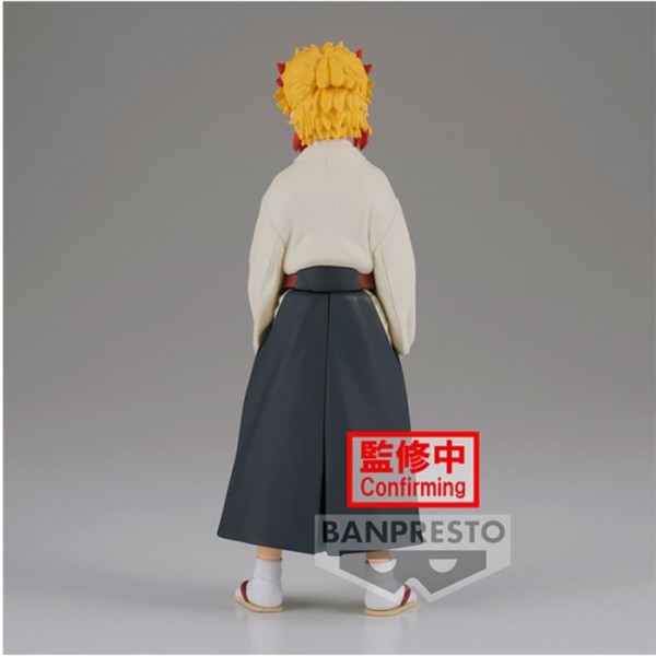 Figura banpresto demon slayer: kimetsu no yaiba senjuro rengoku