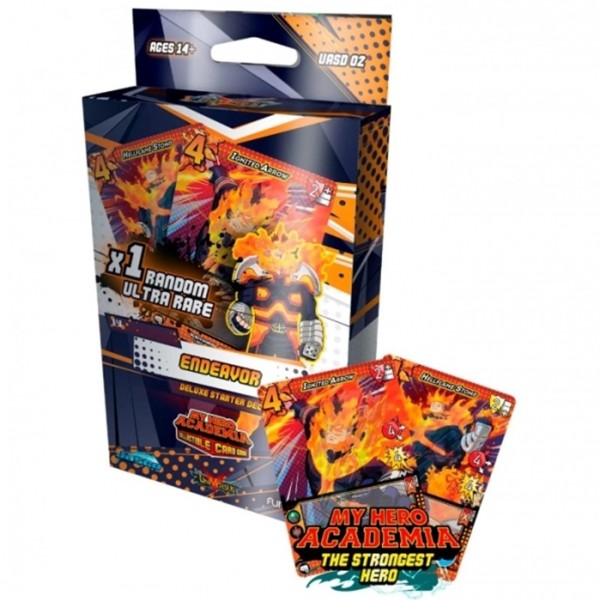 Juego de cartas my hero academia starter deck series 3 endeavor deluxe