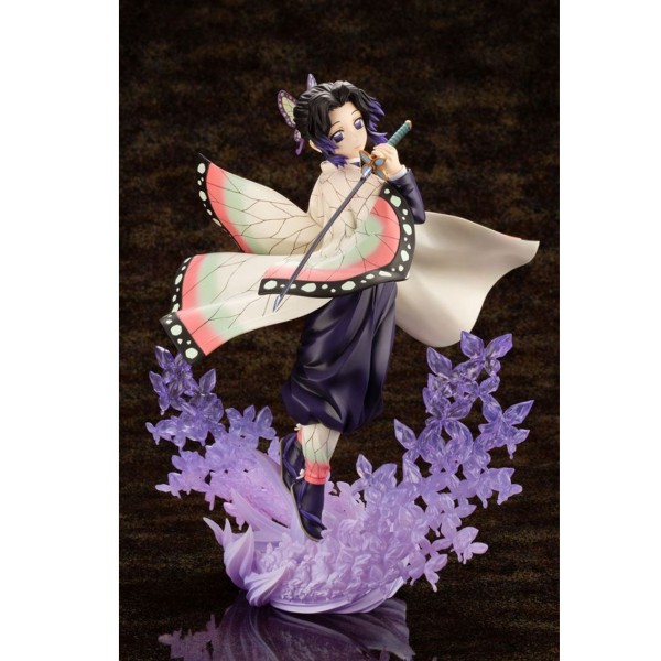 Figura kotobukiya demon slayer kimetsu no yaiba artfxj shinobu kocho 25 cm