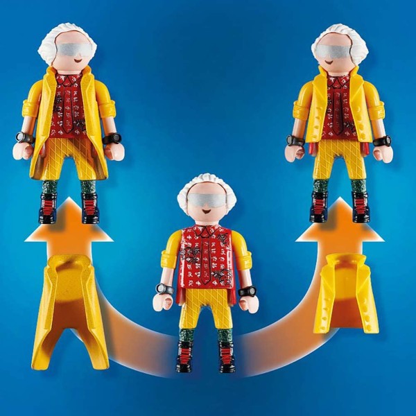 Playmobil regreso al futuro persecucion en monopatin