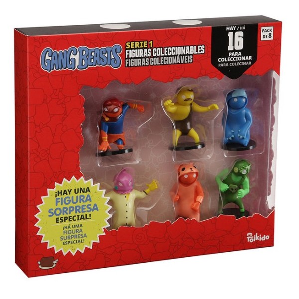 Figura gang beasts caja deluxe pack 8