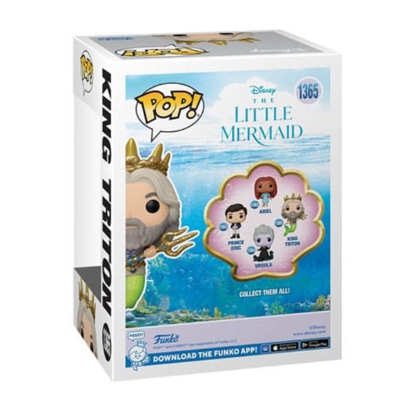 Funko pop disney la sirenita rey poseidon king triton 70735