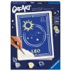 Kit para pintar con números ravensburger creart serie trend d zodiac: leo