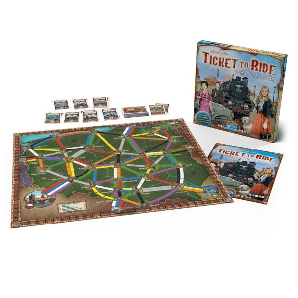 Juego de mesa aventureros al tren polonia pegi 8