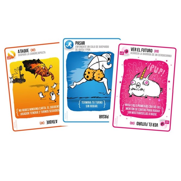 Juego de mesa exploding kittens edicion 2 jugadores pegi 10