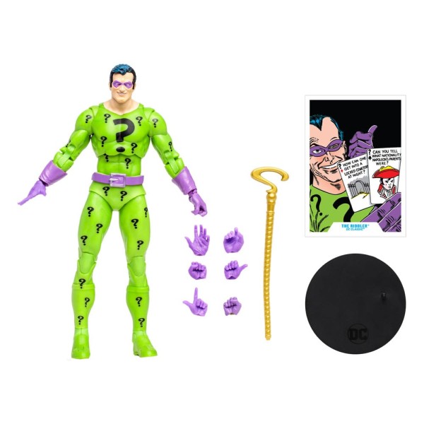 Figura mcfarlane toys dc multiverse 7in - the riddler (dc classic)