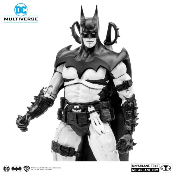 Figura mcfarlane toys dc multiverse 7in - batman by todd mcfarlane (line art)(gold label) - nycc