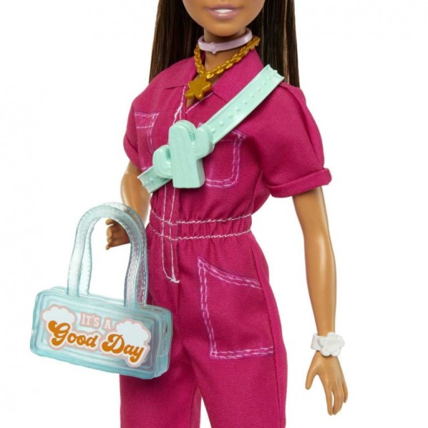 Muñeca barbie mattel mono rosa