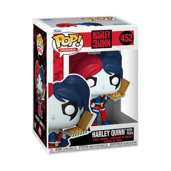 Funko pop heroes dc harley quinn con pizza 65615