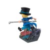 Figura megahouse gem series one piece sabo run! run!