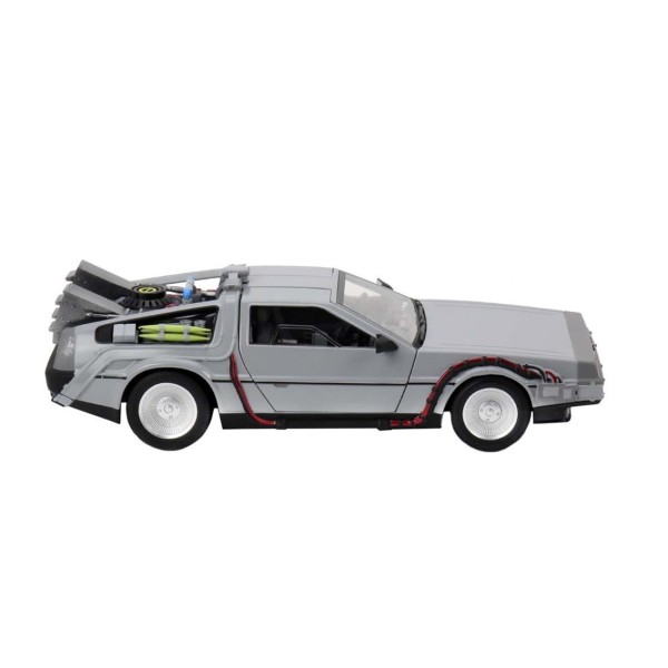 Figura replica neca regreso al futuro maquina del tiempo delorean 15 cm