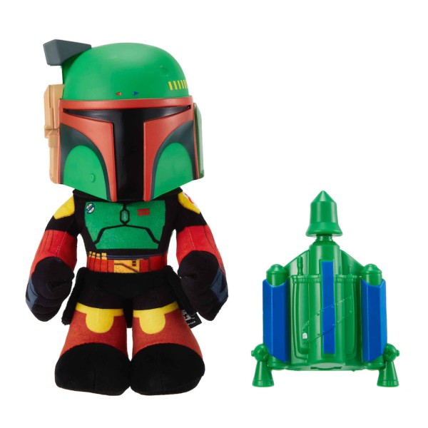 Peluche mattel star wars the book of boba fett boba fett