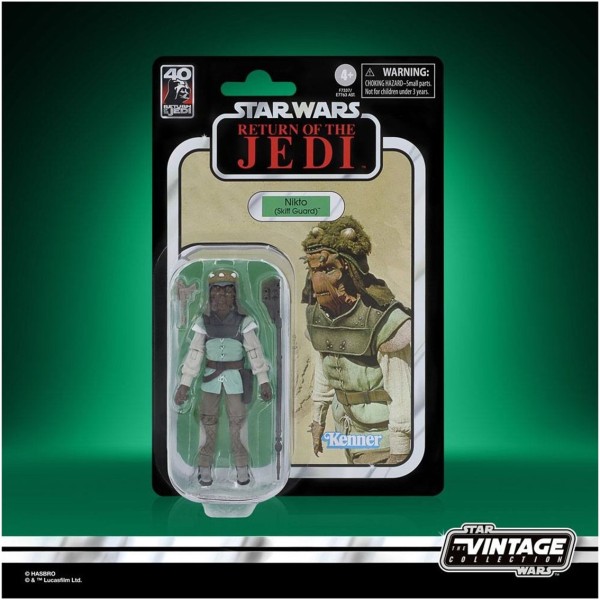 Figura hasbro star wars the vintage collection - nikto (skiff guard)