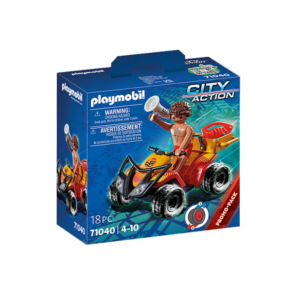 Playmobil city action quad de rescate